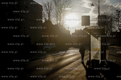 Przystanek tramwajowo - autobusowy na ul. Wosia Budzysza...