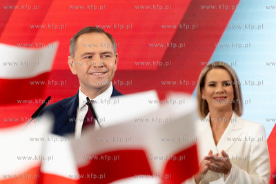 Gdańsk. Historyczna sala BHP. Wieczór wyborczy Karola...