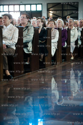 Gdansk. Kosciol p.w. Opatrznosci Bozej. Wizyta watykanskiego...