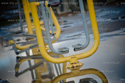 Gdansk. Zbiornik retencyjny Augustowska. Konferencja...
