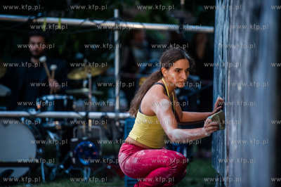 Gdansk. Gora Gradowa. XIX Miedzynarodowy Festiwal Teatrow...