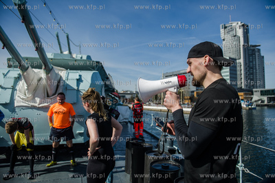 Gdynia. Morderczy trening przygotowujacy do zawodow...