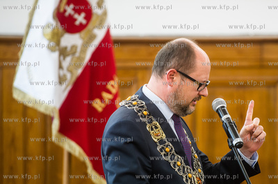 Gdansk. Oliwa. V Liceum Ogolnoksztalcace. Sesja Rady...