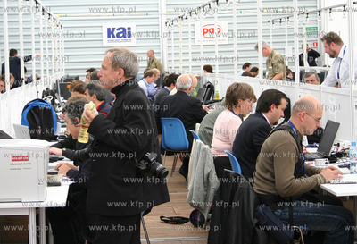 Wizyta papieza Benedykra XVI w Polsce. Centrum prasowe...