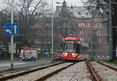 Gdansk. Test tramwaju Bombardier, ktory bedzie jezdzil...