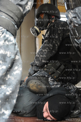 Wspolne cwiczenia antyterorystow, policji, strazy granicznej...