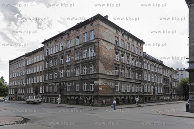 Dzielnica Gdanska, Dolne Miasto kamienica na skrzyzowaniu...