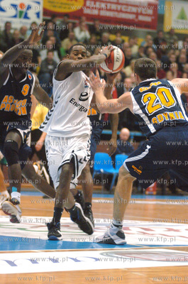 Slupsk, koszykowka Energa Czarni Slupsk vs Asseco Prokom...