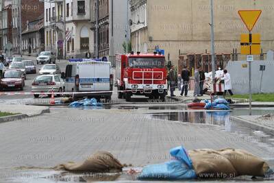 Ok. godz. 11 do Tczewa dotarla fala kulminacyjna. Poziom...