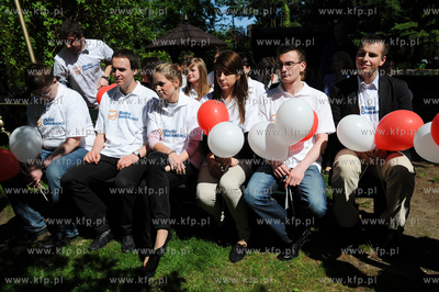 Gdansk. Dom Prezydenta Lecha Walesy. Akcja Mlodych...