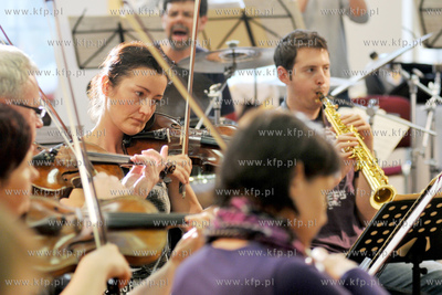 Sopot. Sala Kameralna w Operze Lesnej. Proby przed...