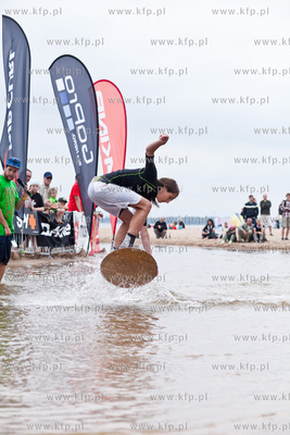Gdansk Jelitkowo Nz zawody II edycji Polish Skimboarding...