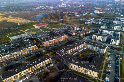 Osiedle Bursztynowe w Pruszczu Gdańskim. Widok na...
