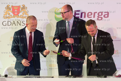 Uroczyste podpisanie umowy sponsorskiej oraz nadania...