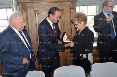 Dwor Artusa w Gdansku. Uroczystosc wreczenia Nagrody...