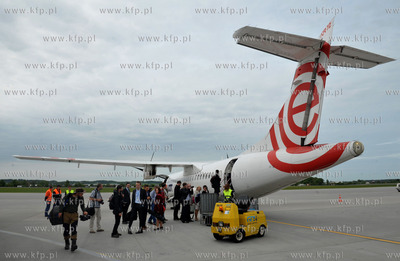Promocyjny i oficjalnie pierwszy lot na trasie Gdansk...