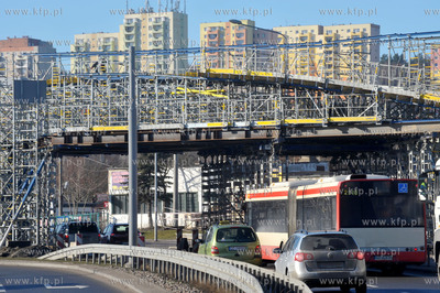 Budowa wiaduktu Pomorskiej Kolei Metropolitalnej nad...