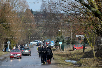 Niestepowo na Kaszubach w gminie Zukowo. 4.03.2015...