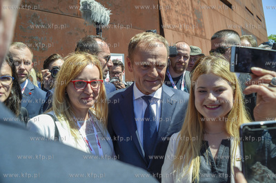 Gdańsk. Święto Wolności i Solidarności. Donald...