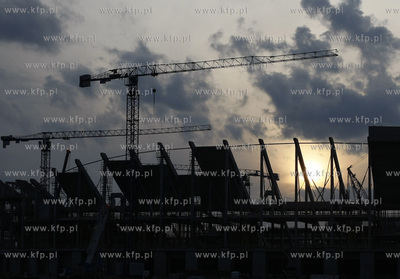 Gdansk Letnica. Budowa stadionu pilkarskiego.
29.03.2010
fot....