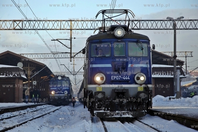 Gdansk. Dworzec Glowny PKP. Strajk kolejarzy.
25.01.2013
fot....