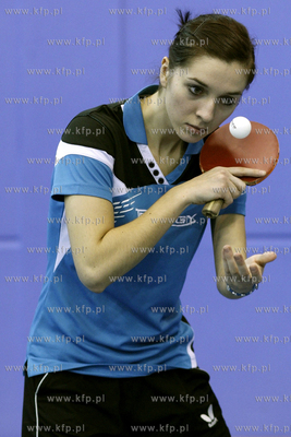 Magdalena Szczerkowska, tenisistka stolowa. 18.11.2013...