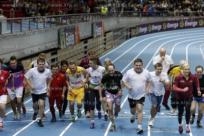 Dzien otwarty Ergo Areny. Bieg Vipow. 
16.02.2014
fot....