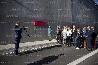 Uroczystości z okazji nadania tunelowi pod Martwą...