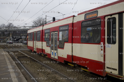Przystanek tramwajowy Wyspiańskiego w Gdańsku.
02.03.2017
fot....
