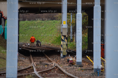 Remont dojazdów do pętli tramwajowej Zaspa w Gdańsku....