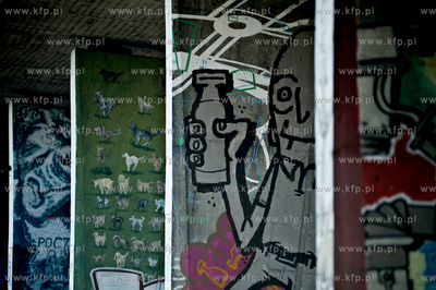 Murale Galerii Wezel Kliniczna w Gdansku. 09.03.2011...