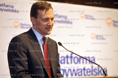 Gdansk. Spotkanie Radoslawa Sikorskiego, ministra spraw...