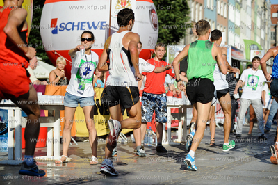 Gdansk. Dlugi Targ. Jarmark Dominikanski. 18 Bieg Dominika....
