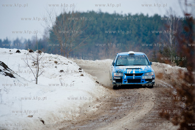 Strzepcz. Odcinek specjalny 8 Rajdu Lotos Baltic Cup....