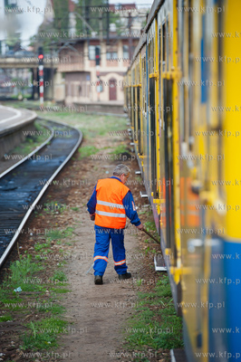 Gdansk. Dworzec Glowny PKP. Pociag elektryczny Szybkiej...