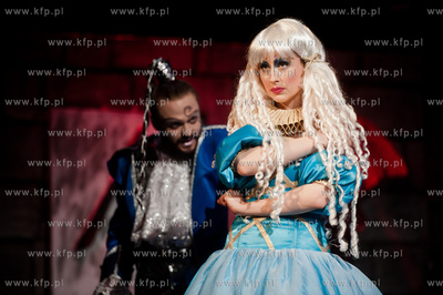 Gdansk. Teatr Wybrzeze. Proba medialna spektaklu pt...