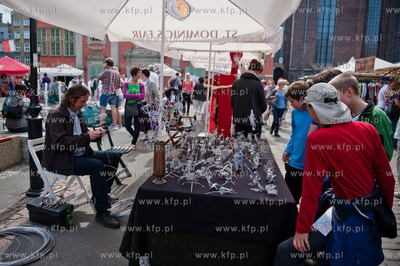 Gdansk. Ulica Grobla I. 752 Jarmark sw. Dominika.
Nz...