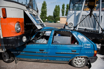 Gdansk. Teren bazy autobusowej ZKM przy ul. Hallera....