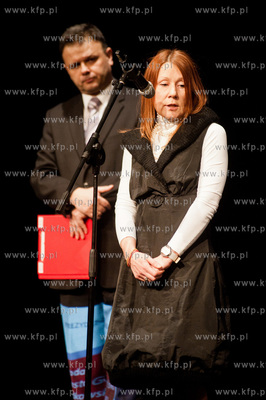 Gdansk. Teatr Miniatura.  Uroczystosc wreczenia nagrod...