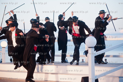 Gdynia, Orlowo. Spektakl pt. Slodkie Lata 20, 30......