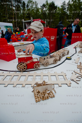 Gdansk. Matarnia. Kolej na PKM - Dzien Otwarty powstajacej...