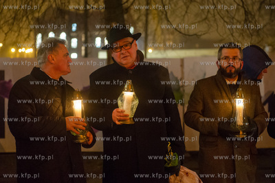 Gdansk. Obchody 45. rocznicy Grudnia '70. Zlozenie...