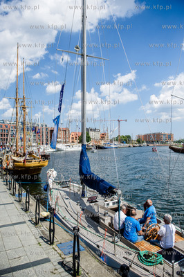 Gdańsk. Rybackie Pobrzeze. Zlot zaglowcow Baltic Sail...