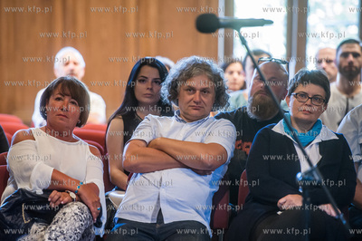 Ratusz Staromiejski w Gdansku. Uroczystosc wreczenia...