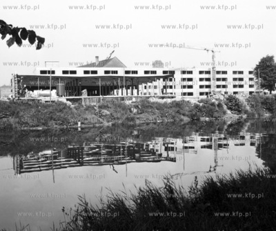 Budowa hotelu Novotel na Wyspie Spichrzow w Gdansku....