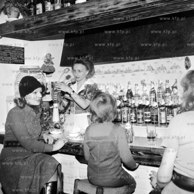 Kawiarnia "Pod Holendrem" na ulicy Mariackiej w Gdańsku....