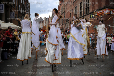 Gdansk. Dlugi Targ. Ceremonia otwarcia Jarmarku sw....