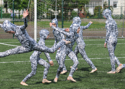 Rumia. Wystep zespolu tanecznego Spinki, podczas uroczystosci...