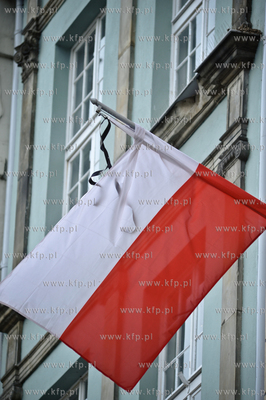 Stare Miasto w Gdansku. Zaloba narodowa po katastrofie...