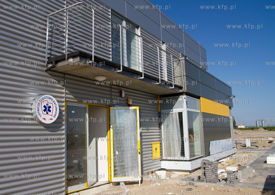 Port Lotniczy Gdansk im. Lecha Walesy. Nz. Nowo budowana...